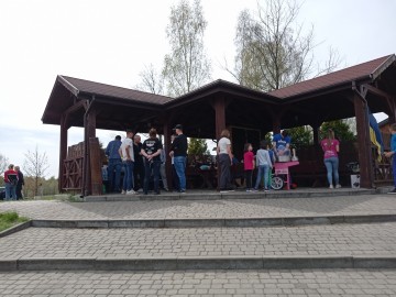 Piknik dla uchodźców z Ukrainy 30 kwietnia 2022r. GPCKiE w Plichtowie, 